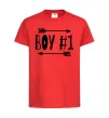 Детская футболка Boy 1 Красный фото
