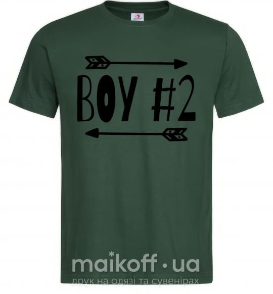 Мужская футболка Boy 2 Темно-зеленый фото
