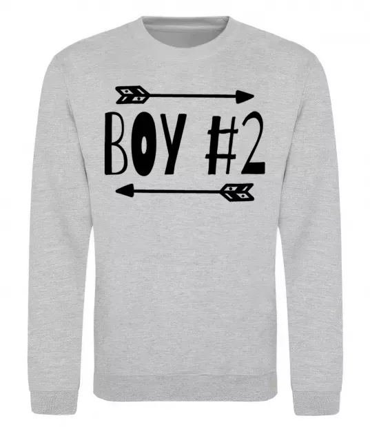 Свитшот Boy 2 Серый меланж фото