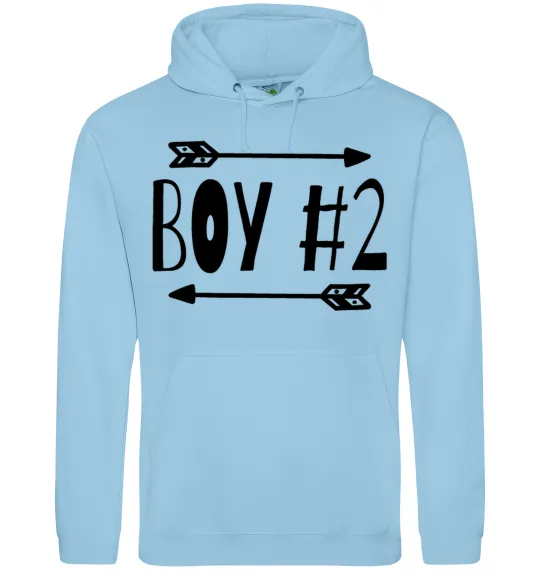 Мужская толстовка (худи) Boy 2 Голубой фото