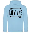Мужская толстовка (худи) Boy 2 Голубой фото