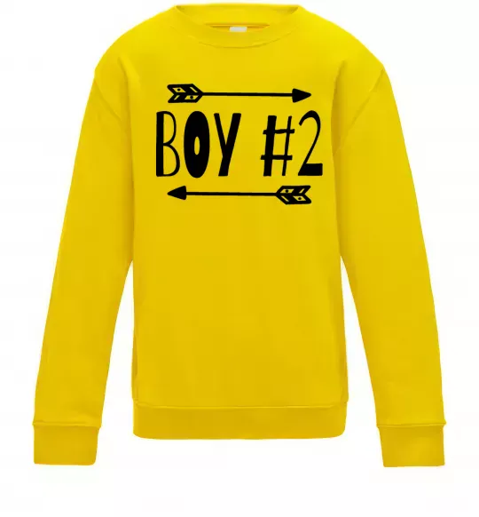 Дитячий світшот Boy 2 Сонячно жовтий фото