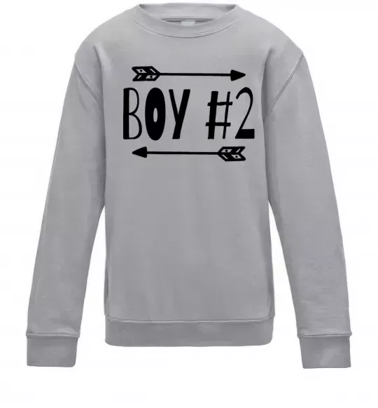 Дитячий світшот Boy 2 Сірий меланж фото