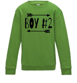 Детский Свитшот Boy 2 Лаймовый фото