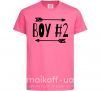 Дитяча футболка Boy 2 Яскраво-рожевий фото
