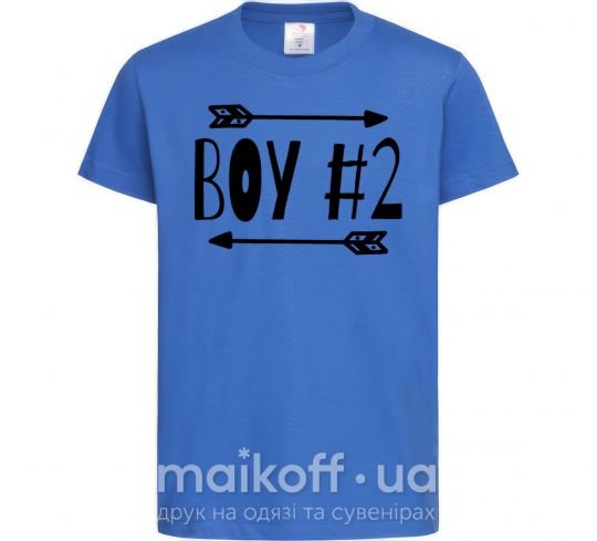 Дитяча футболка Boy 2 Яскраво-синій фото