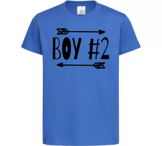 Детская футболка Boy 2 Ярко-синий фото
