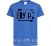 Дитяча футболка Boy 2 Яскраво-синій фото