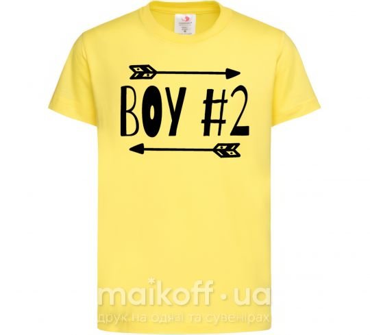Дитяча футболка Boy 2 Лимонний фото