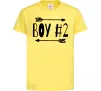 Детская футболка Boy 2 Лимонный фото