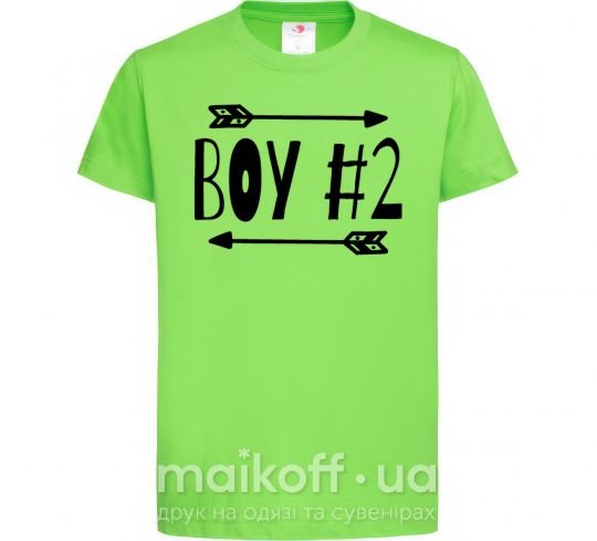 Детская футболка Boy 2 Лаймовый фото