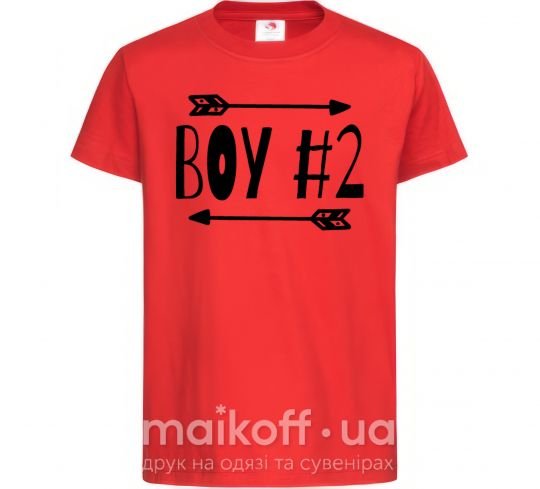 Детская футболка Boy 2 Красный фото
