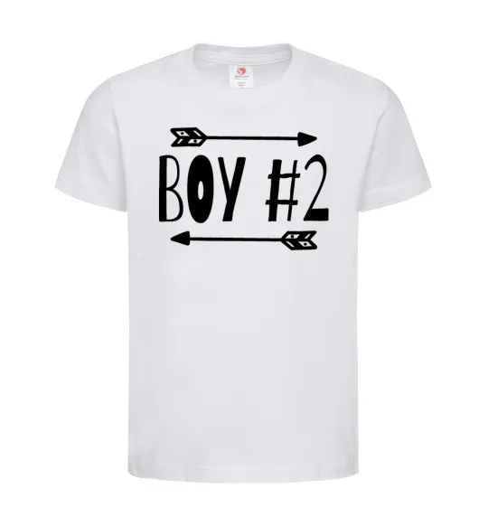 Детская футболка Boy 2 Белый фото