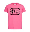 Детская футболка Boy 2 Ярко-розовый фото
