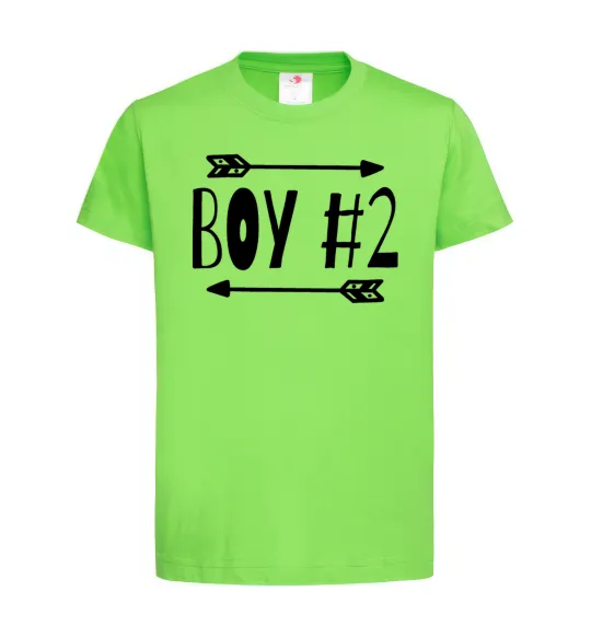 Детская футболка Boy 2 Лаймовый фото