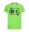 Детская футболка Boy 2 Лаймовый фото