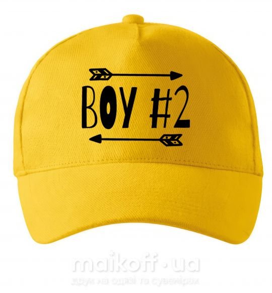 Кепка Boy 2 Сонячно жовтий фото