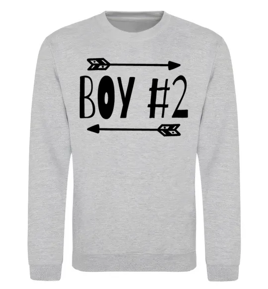 Свитшот Boy 2 Серый меланж фото