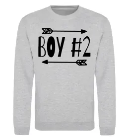 Свитшот Boy 2 Серый меланж фото