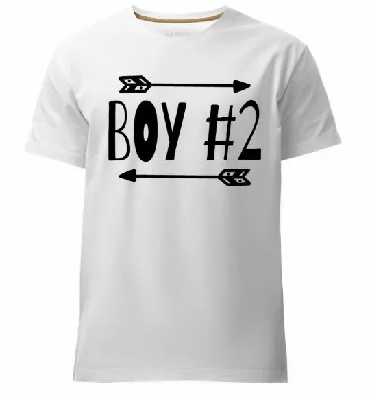 Мужская премиум футболка Boy 2 Белый фото