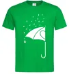 Чоловіча футболка Umbrella man Зелений фото