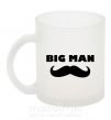 Чашка стеклянная Big man mustache Фроузен фото