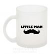Чашка стеклянная Little man mustache Фроузен фото