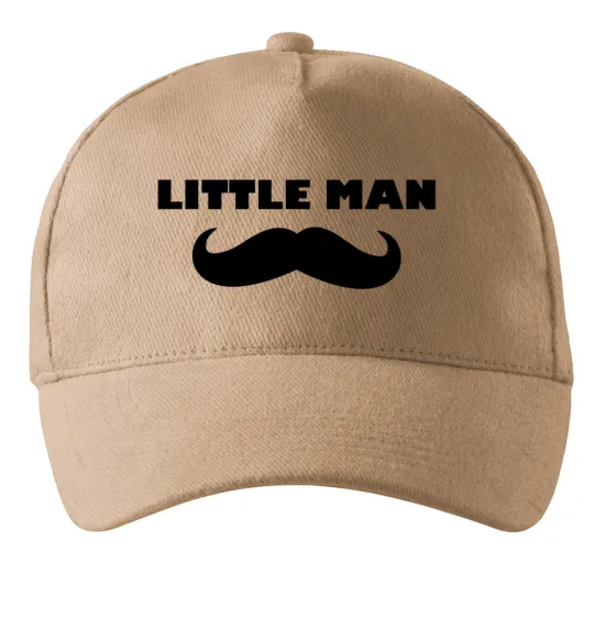 Кепка Little man mustache Песочный фото
