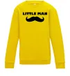 Дитячий світшот Little man mustache Сонячно жовтий Дитячий світшот Little man mustache Сонячно жовтий фото