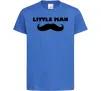 Детская футболка Little man mustache Ярко-синий Детская футболка Little man mustache Ярко-синий фото