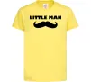 Детская футболка Little man mustache Лимонный Детская футболка Little man mustache Лимонный фото