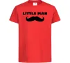 Детская футболка Little man mustache Красный Детская футболка Little man mustache Красный фото