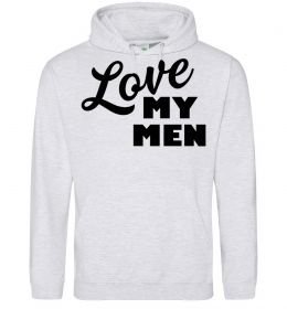 Женская толстовка (худи) Love my men