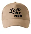 Кепка Love my men Песочный фото