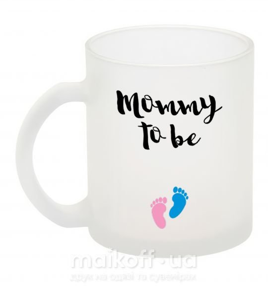 Чашка стеклянная Mommy to be legs Фроузен фото