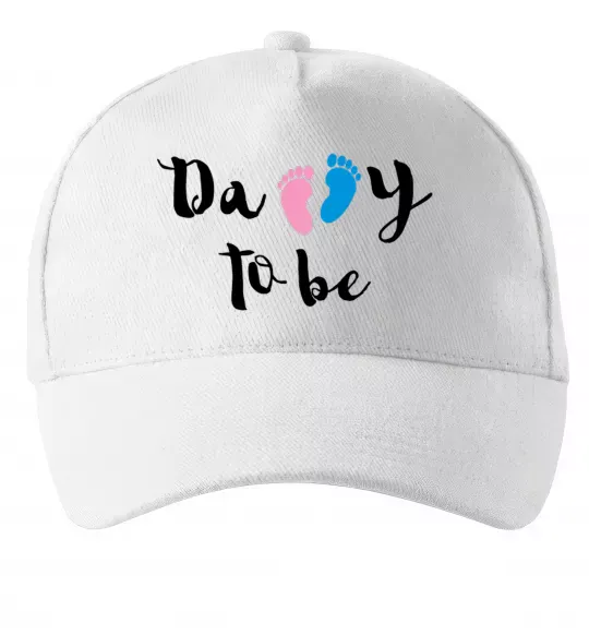 Кепка Daddy to be legs Білий фото