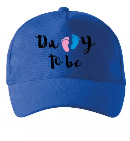 Кепка Daddy to be legs Яскраво-синій фото