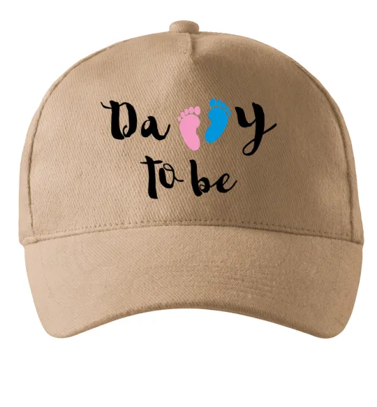 Кепка Daddy to be legs Песочный фото