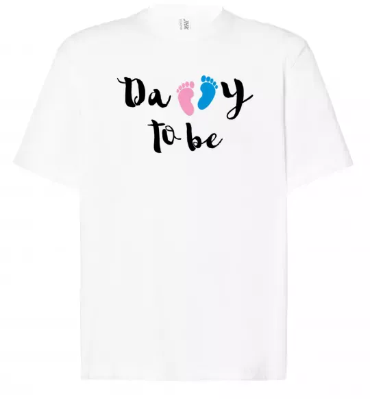 Футболка Оверсайз Daddy to be legs Белый фото