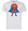 Мужская футболка Super dad costume Белый Мужская футболка Super dad costume Белый фото
