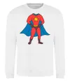 Свитшот Super dad costume Белый фото