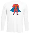 Лонгслів Super dad costume Білий фото