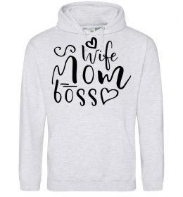 Жіноча толстовка (худі) Mom wife boss