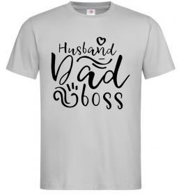 Мужская футболка Husband dad boss Мужская футболка Husband dad boss
