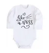 Дитячий бодік Like a boss kid Білий фото