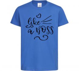 Детская футболка Like a boss kid