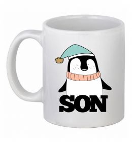 Чашка керамічна Winter family son