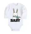 Детский боди Winter family baby Белый фото