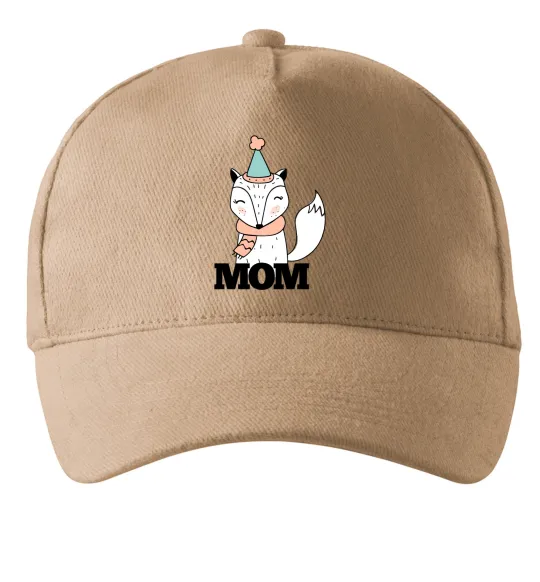 Кепка Winter family mom Пісочний фото