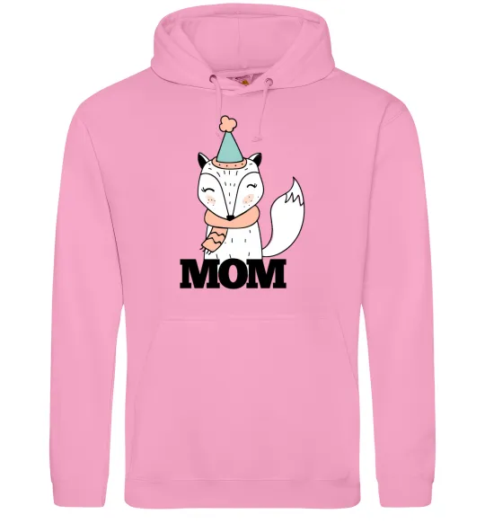 Жіноча толстовка (худі) Winter family mom Рожевий фото